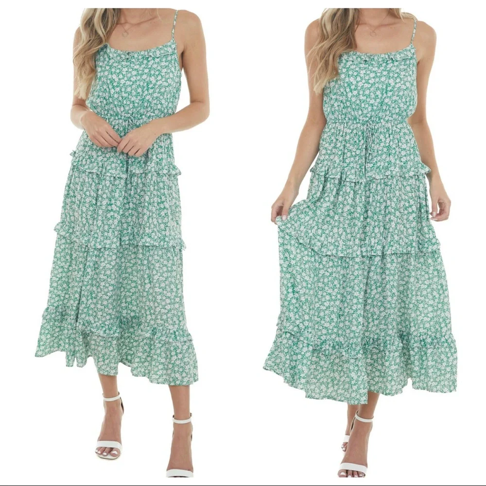 Penelope Sleeveless Floral Tier Dress - Picture 3 of 3